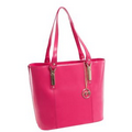 McKleinUSA 97573 SAVARNA (Fuchsia) Leather Shoulder Tote